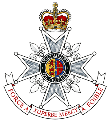 Logo du Régiment des Voltigeurs de Québec